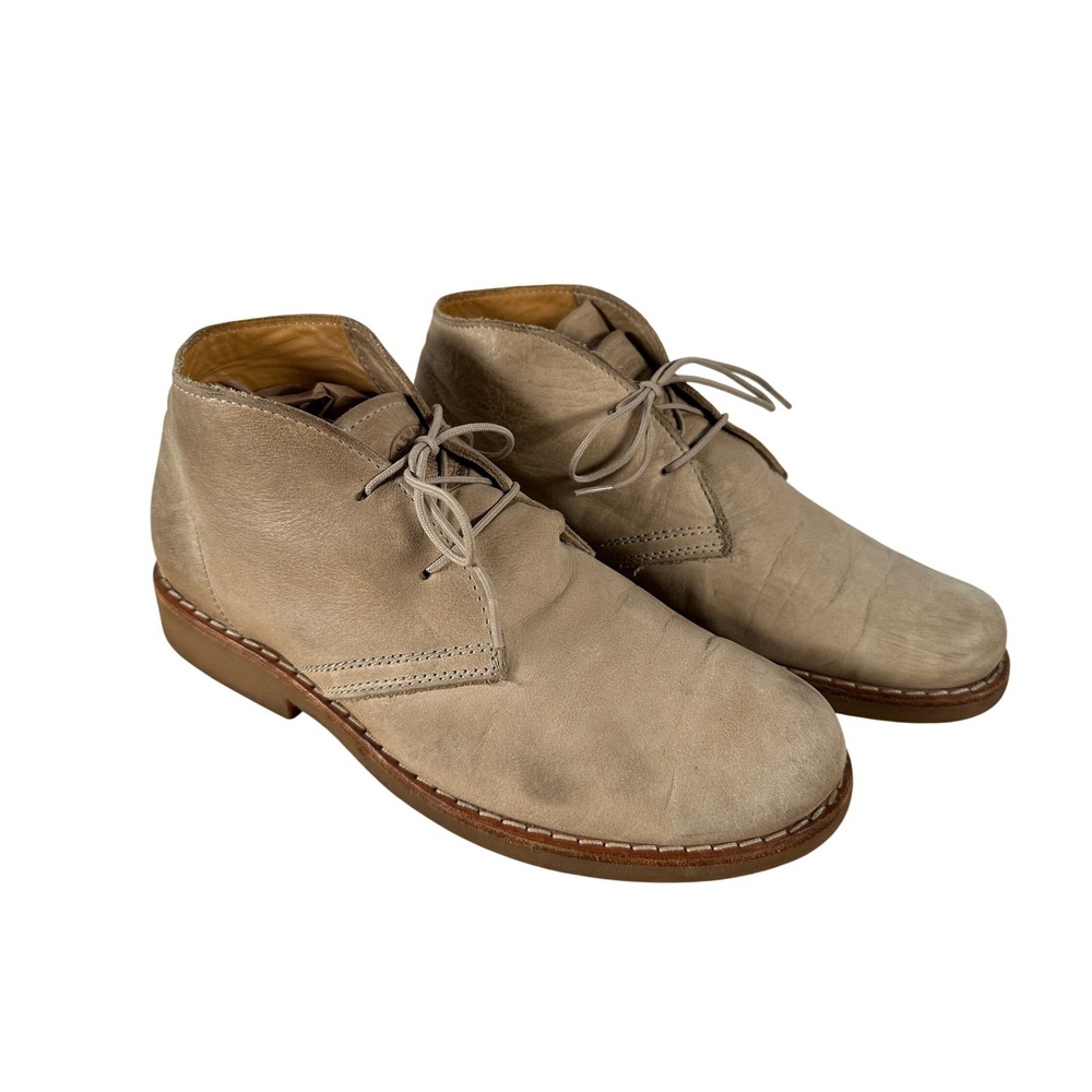 Roots Tan Leather Desert Boots Chukka Lace Up Shoes Business Casual Mens 11